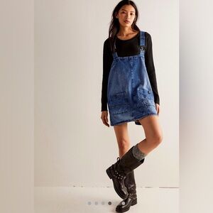 We the free overall smock mini